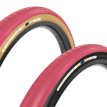Panaracer GravelKing LTD SS TLR 700c Cranberry Tubeless Tire - The Bikesmiths