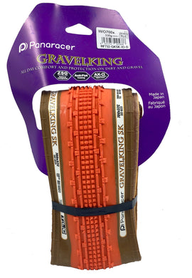 Buy orange-brownwall Panaracer Limited Edition Gravel King SK 700c TLC Tubeless Ready Knobby Tire