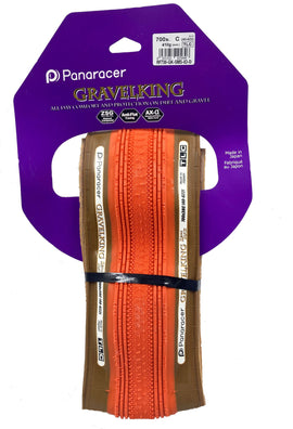 Buy orange-brownwall Panaracer Limited Edition Gravel King SS 700c TLC Tubeless Ready SEMI SLICK Tire