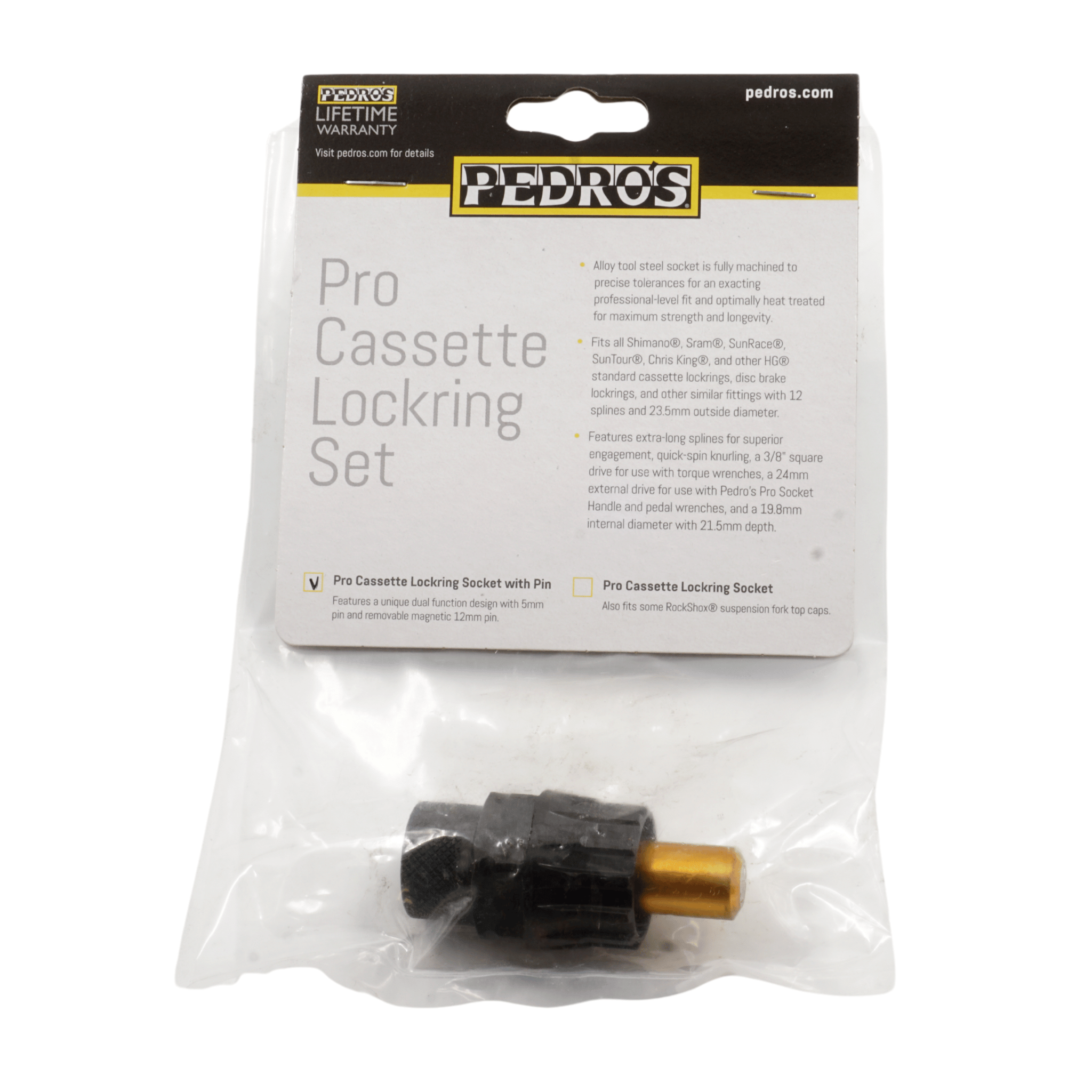 Pedro's Pro Cassette Lockring Remover with Pin - 0