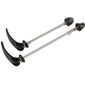 Zipp Tangente Quick Release Skewer Set - 100mm/130mm, Titanium, Black With Black Logo Zipp