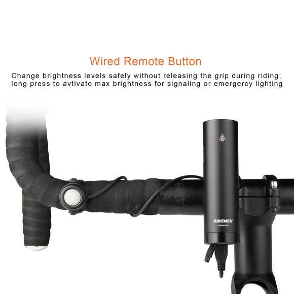 Ravemen CR800 800 Lumen USB Headlight w/ Remote