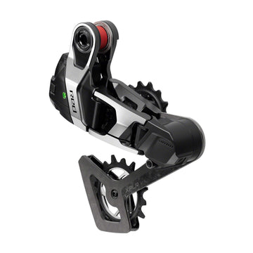 SRAM RED XPLR AXS Rear Derailleur - For RED XPLR 1x, 13-Speed, 46t Max, UDH Hangerless, (Battery Not Included), Black/Silver, E1 SRAM