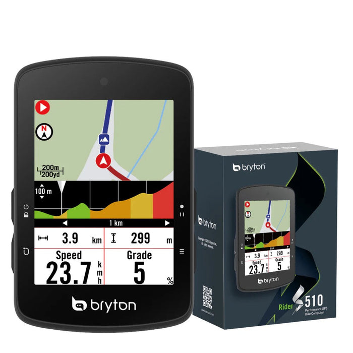 Bryton Rider S510 Wireless GPS Bike Computer | The Bikesmiths