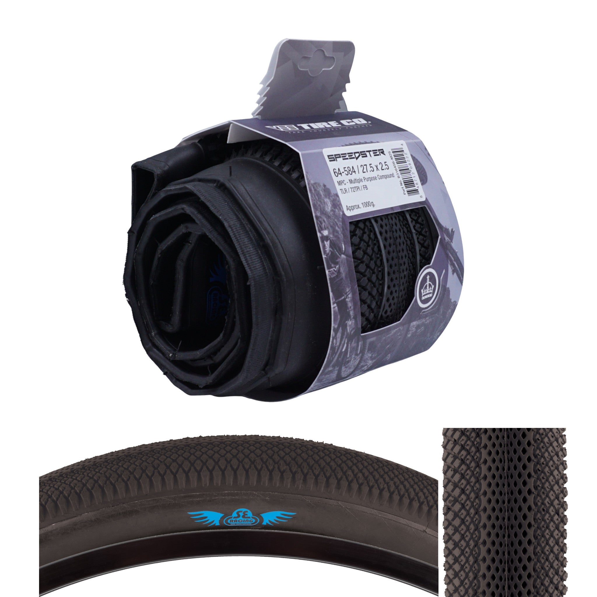 SE Bikes Speedster 27.5x2.50 Tubeless Tire | The Bikesmiths
