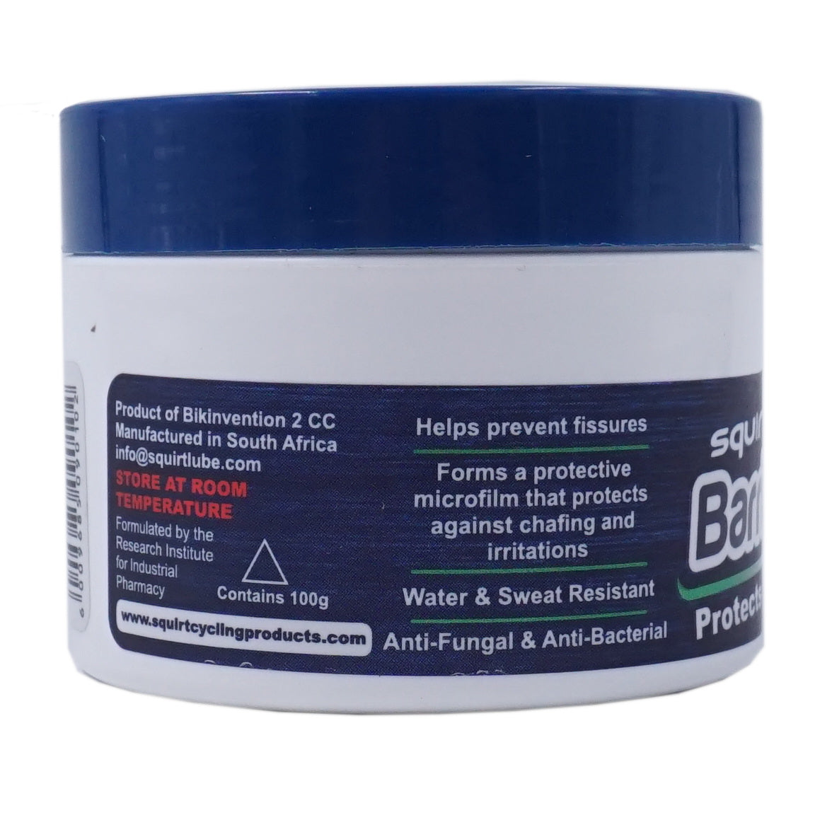 Squirt Barrier Balm Chamois Cream 3.4oz Jar - The Bikesmiths