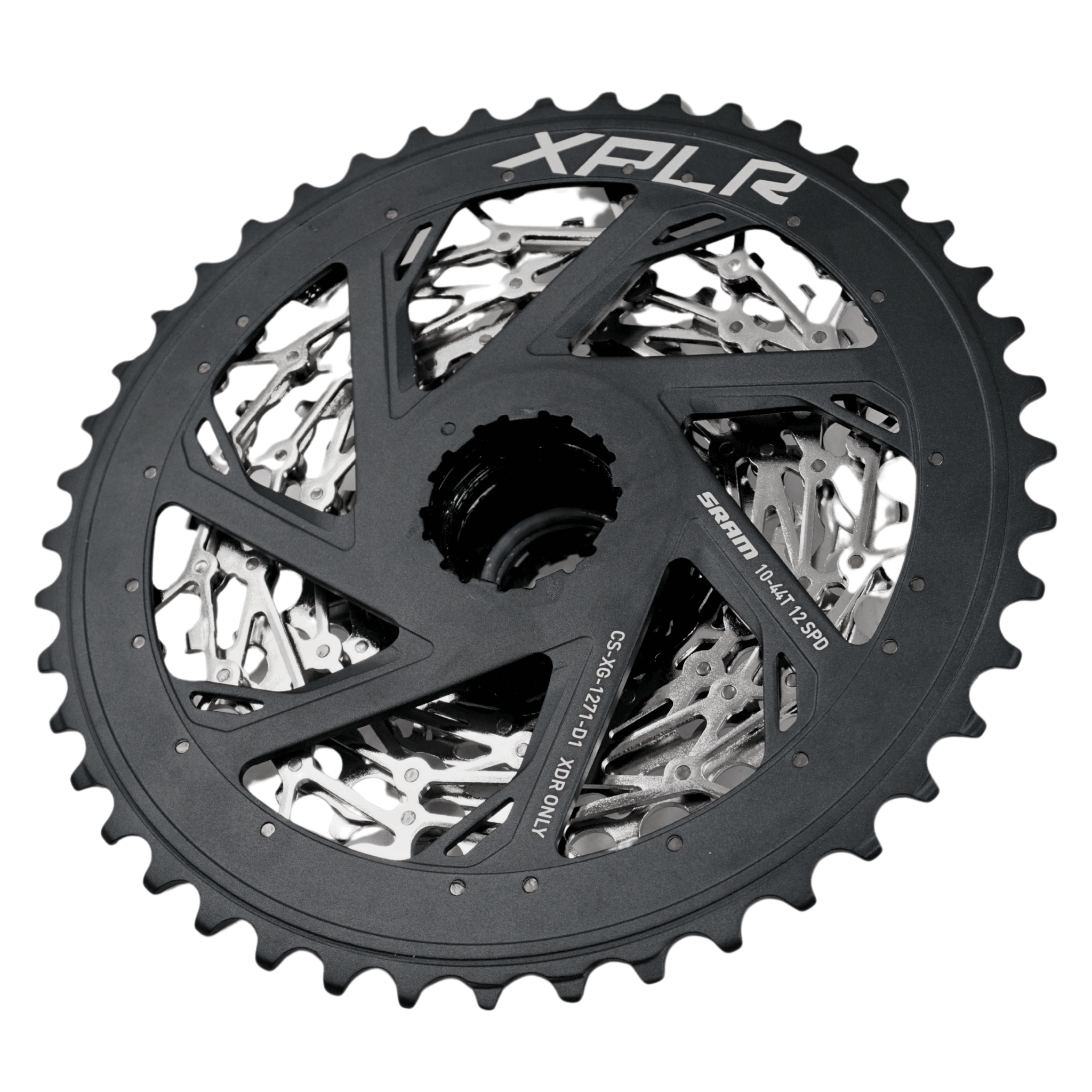 SRAM XPLR XG-1271 Cassette - 12-Speed, 10-44t, Silver, For XDR SRAM XPLR XG-1271 Cassette - 12-Speed, 10-44t, Silver, For XDR