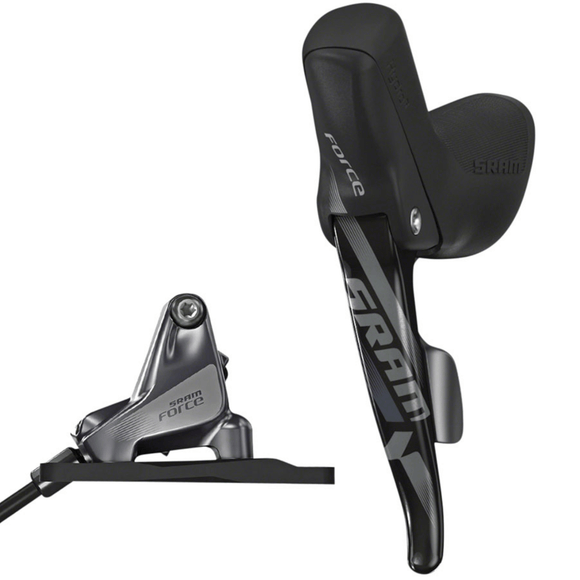 SRAM Force Hydraulic Disc Brake and Cable-Actuated Dropper Remote Lever - Left/Front Flat Mount 950mm