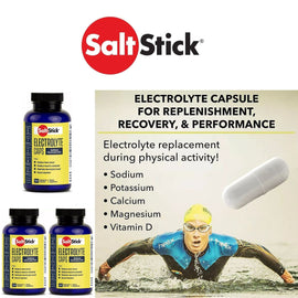 SaltStick Buffered Electrolyte Salt Capsules - Value 2 Pack SaltStick