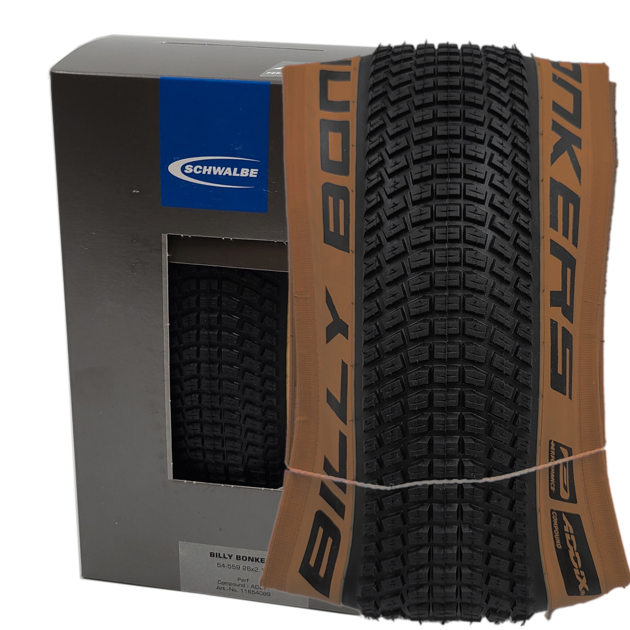 Schwalbe Billy Bonkers 26x2.1 Addix Bronzewall Gravel Folding Tire - The Bikesmiths