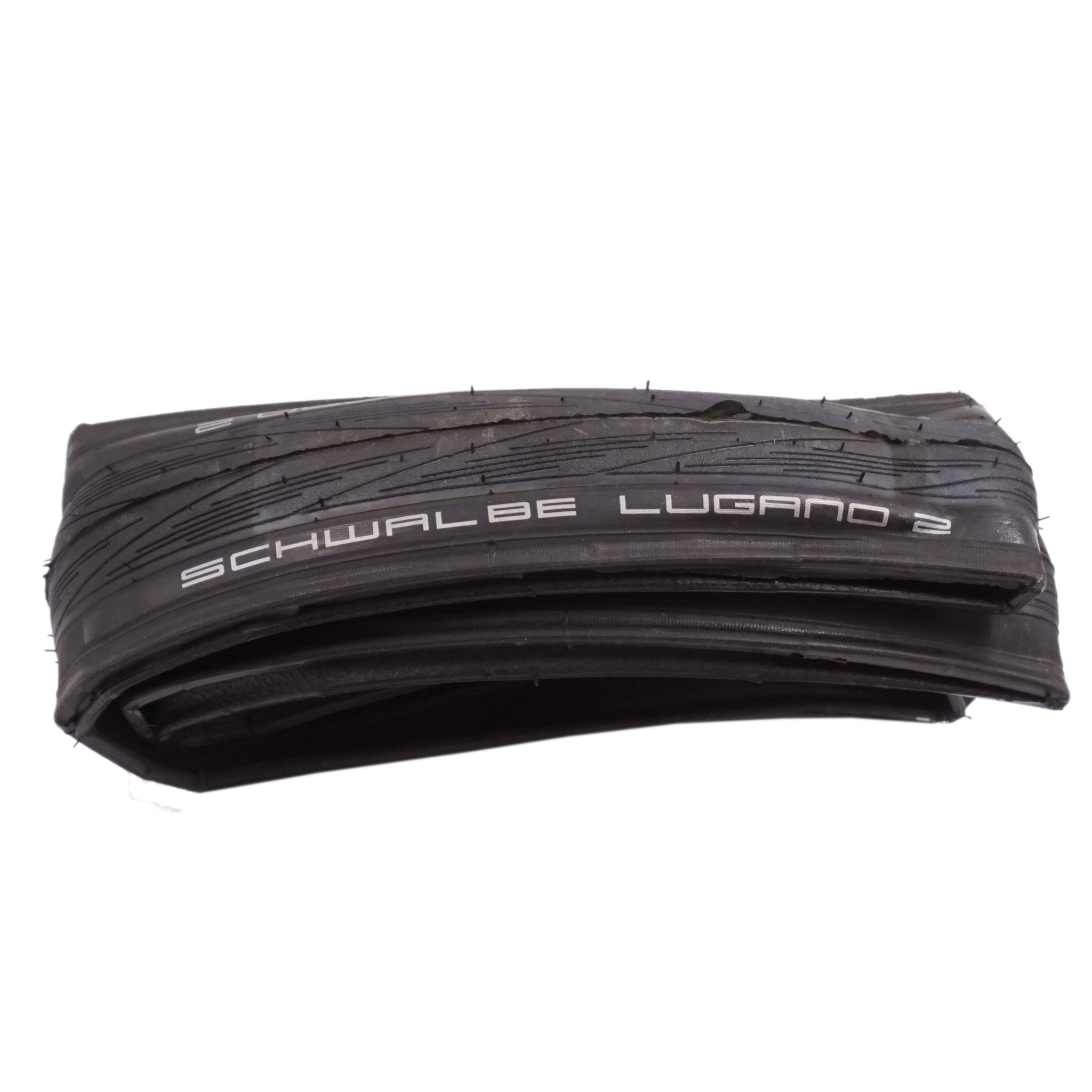 Schwalbe Lugano II 700c Clincher Tire Folding K-Guard Black