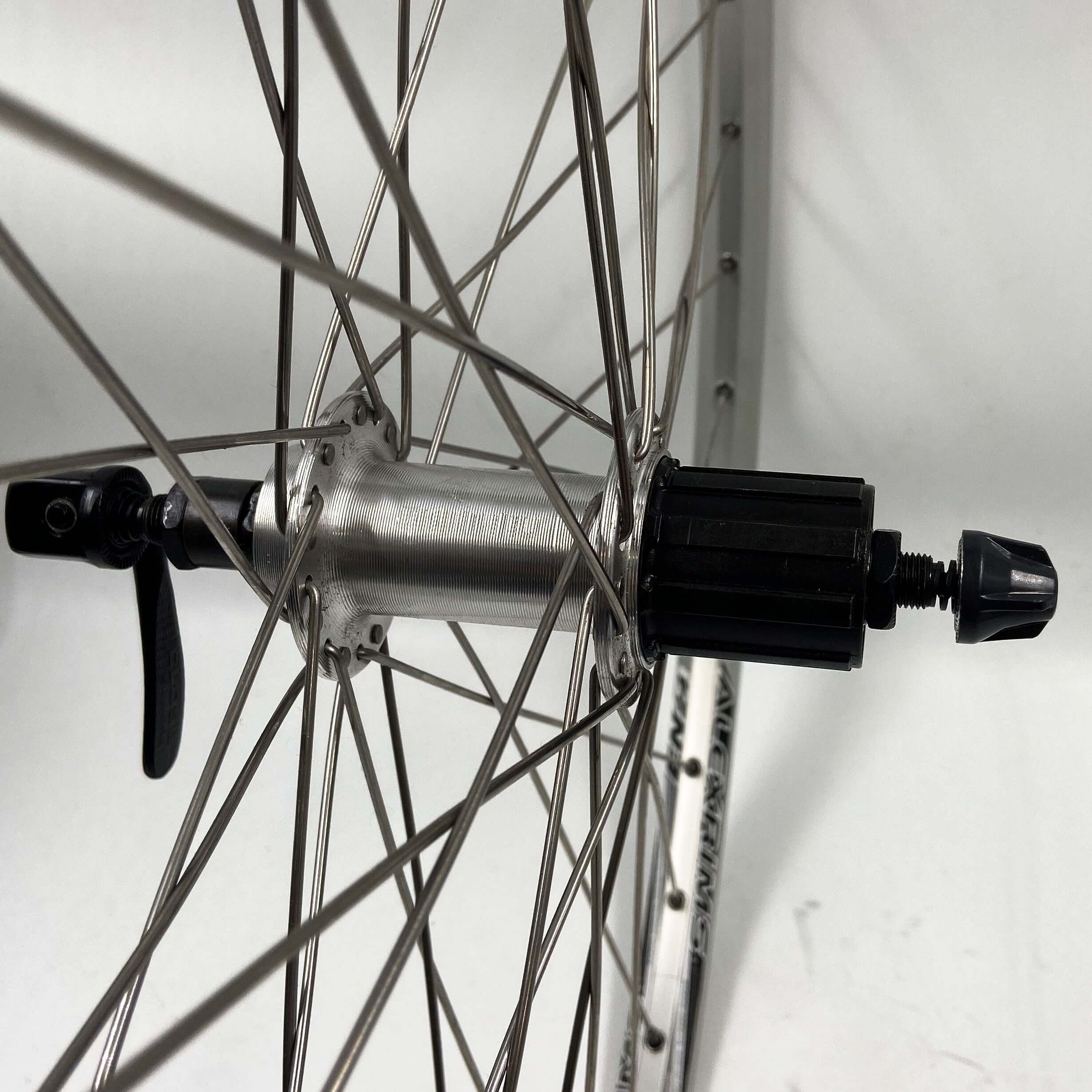 Alex EN24 26-inch Silver Cassette Type Rear QR Wheel - The Bikesmiths