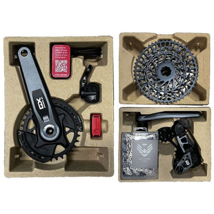 SRAM GX T-Type Eagle Electric Transmission Complete Groupset - Crank, 32t Chainring, AXS POD Controller, 10-52t Cassette, Rear Derailleur, Chain - The Bikesmiths