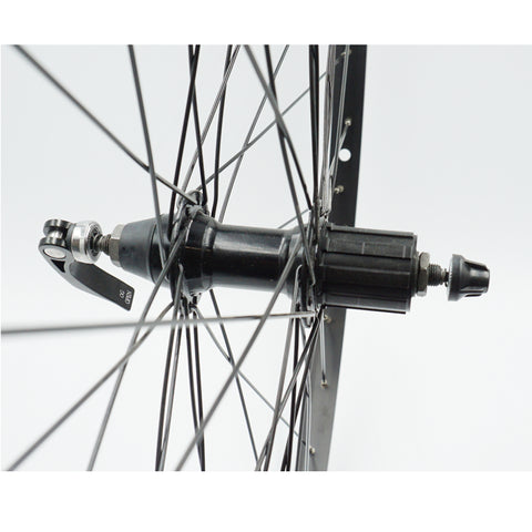 26" Sta-Tru Black Rear QR Bike Wheel Cassette Hub 8-9-10 speed