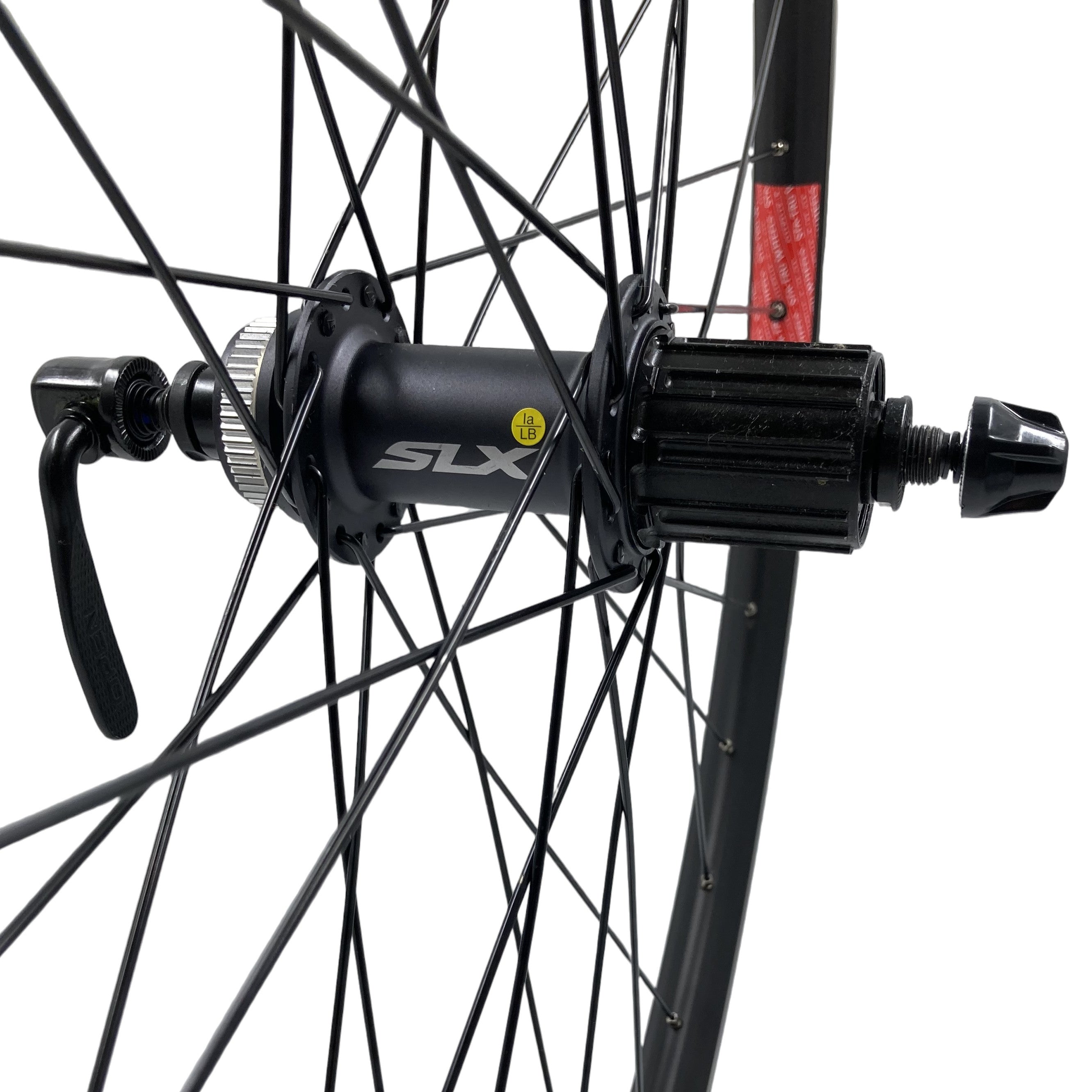 Sta-Tru 26 Inch Shimano Cassette Rear QR Center Lock Disc Wheel Black