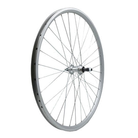 Sta-Tru 27-inch Rear Silver Alloy Doublewall Bolt On Freewheel type Wheel Sta-Tru