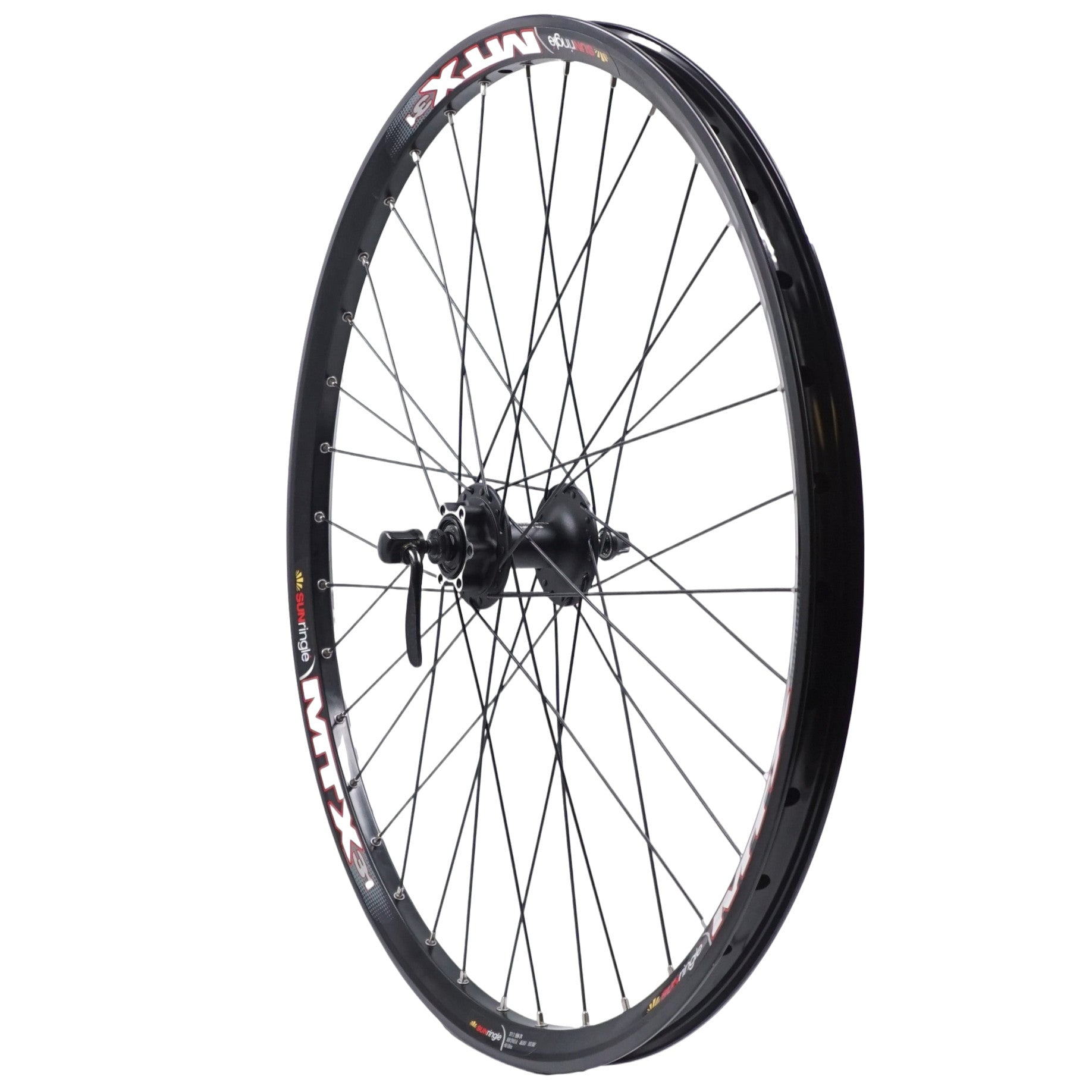 Sun Ringle MTX31 26-inch Shimano M475 Black Disc Front Wheel - The Bikesmiths