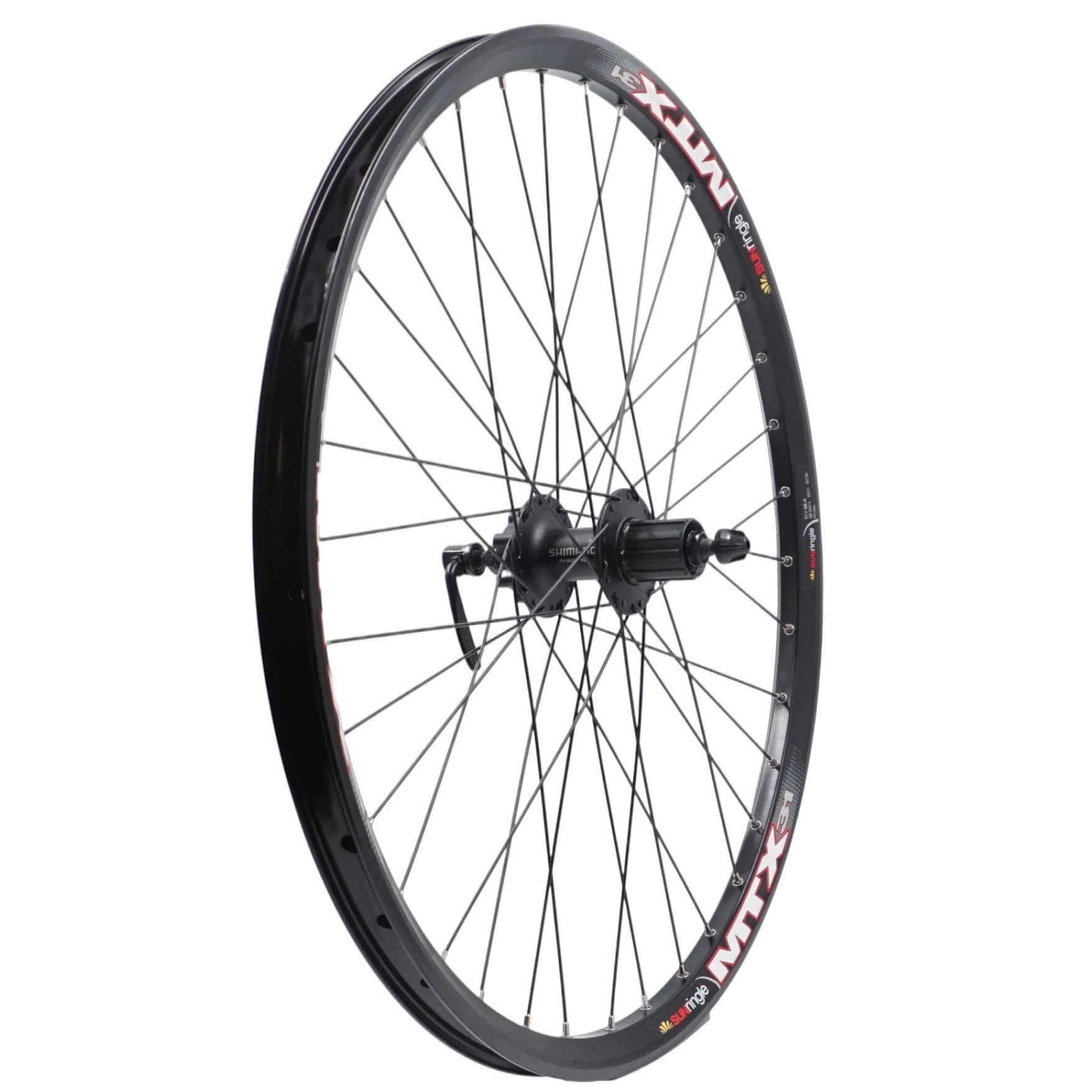 Sun Ringle MTX31 26-inch Shimano Black Disc Rear Wheel - The Bikesmiths