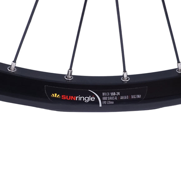 Sun Ringle MTX31 26-inch Shimano Black Disc Rear Wheel - The Bikesmiths