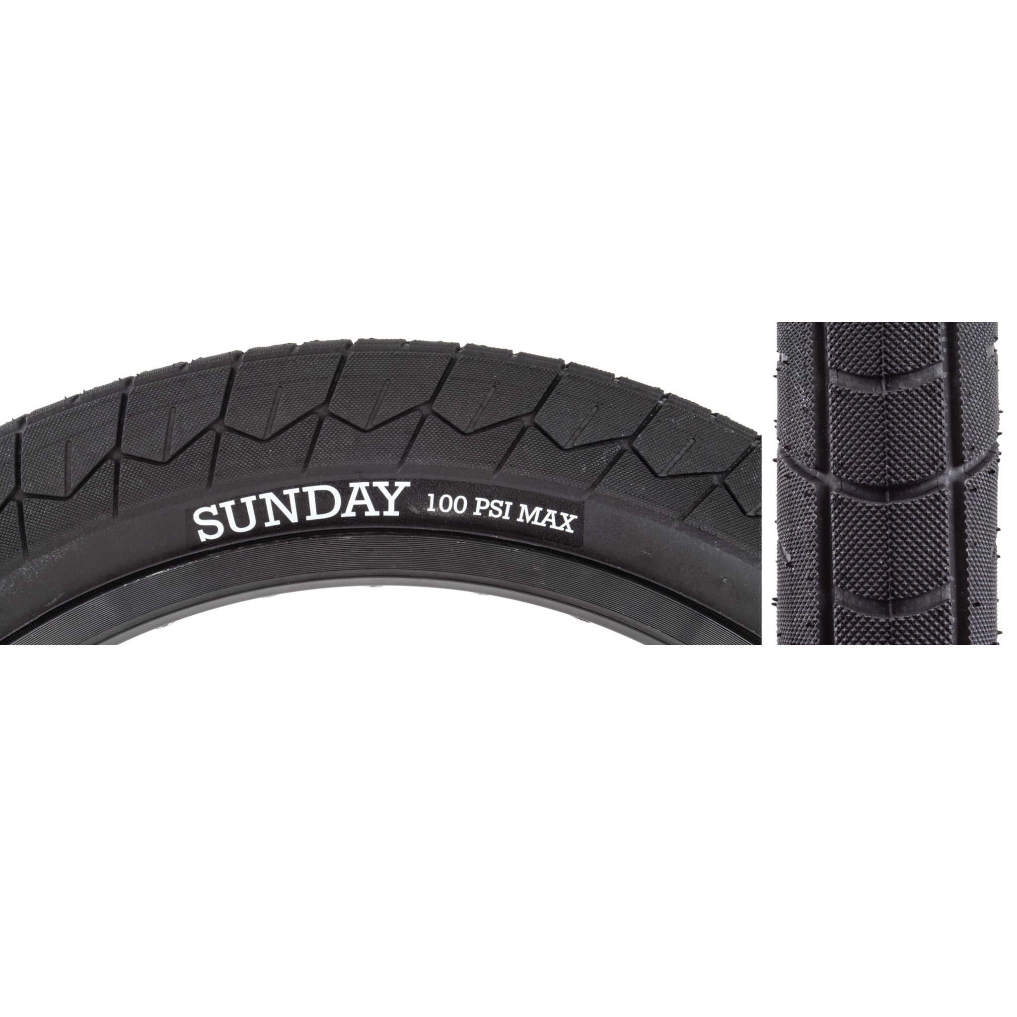 Buy black Sunday Current V2 20x2.4 BMX Street Tire