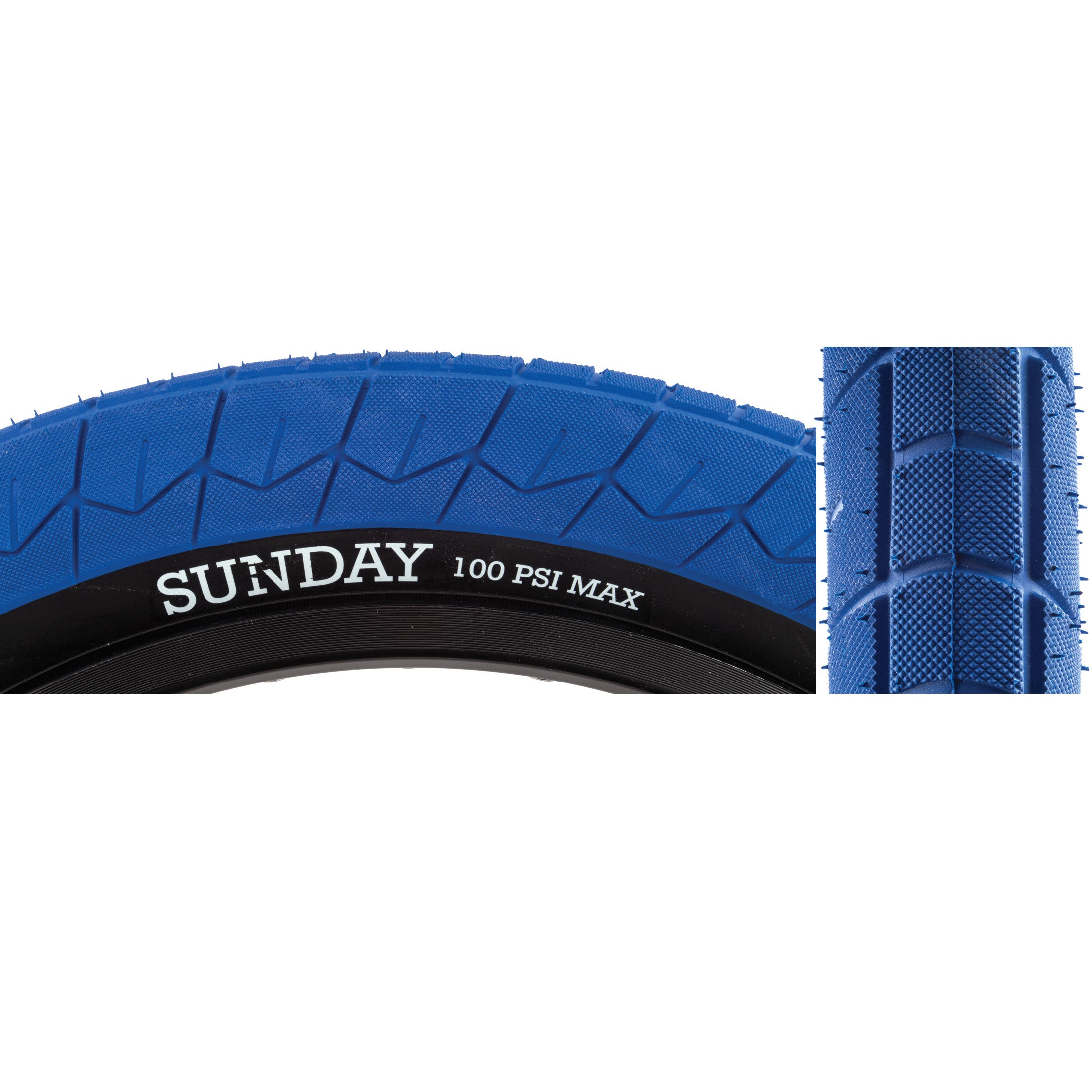 Buy blue Sunday Current V2 20x2.4 BMX Street Tire