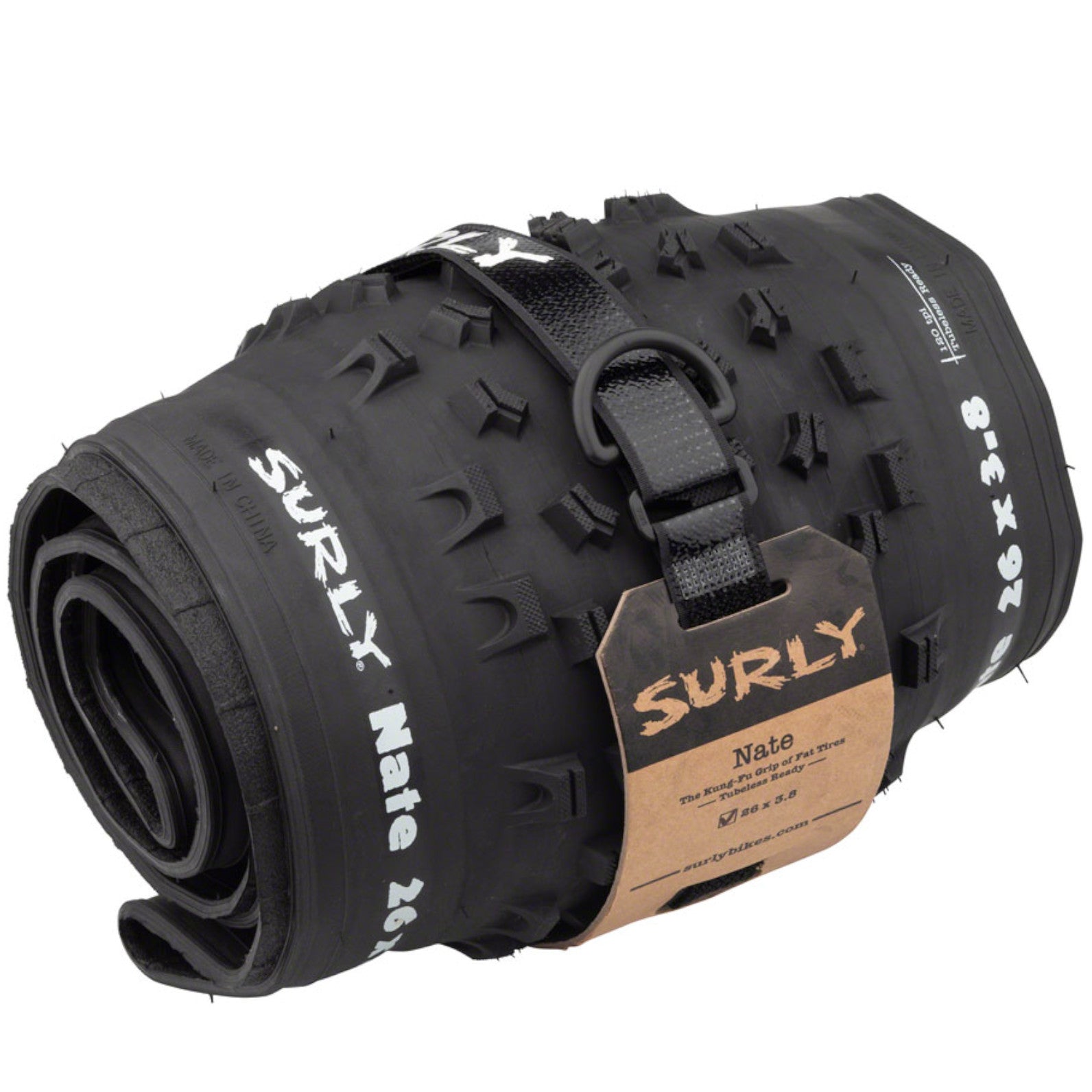 Surly Nate 26x3.8 Tubeless Folding Tire 120tpi Ultralight Casing - The Bikesmiths