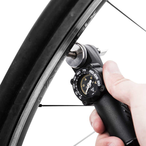 Image of Topeak Roadie TRDA-1G Dual Action Road Pump w-Gauge 120psi