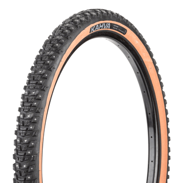 45NRTH Kahva Tire - 27.5x2.1 Tubeless Folding 60 TPI 240 Concave Carbide Studs - The Bikesmiths