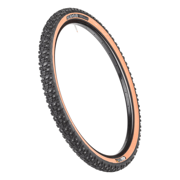 45NRTH Kahva Tire - 29x2.25 Tubeless Folding 60 TPI 252 Concave Carbide Studs