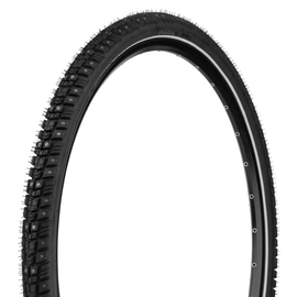 45NRTH Gravdal Tire - 700x45 Tubeless Folding Black 60 TPI 240 Concave Carbide Aluminum Studs