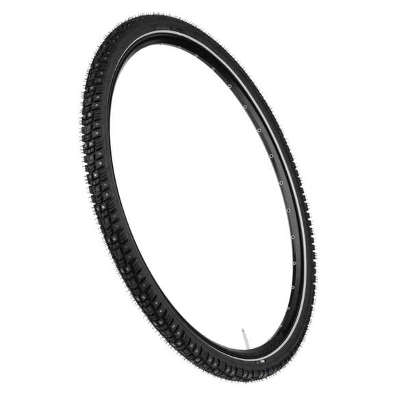 45NRTH Gravdal Tire - 700x45 Tubeless Folding Black 60 TPI 240 Concave Carbide Aluminum Studs