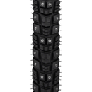 45NRTH Gravdal Tire - 700x45 Tubeless Folding Black 60 TPI 240 Concave Carbide Aluminum Studs-3