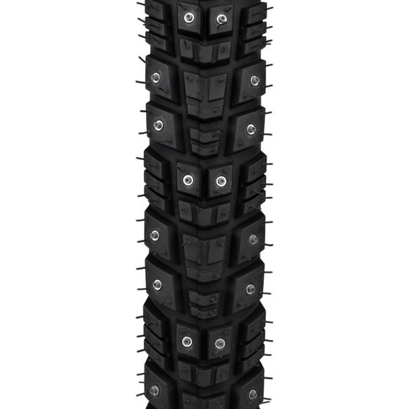 45NRTH Gravdal Tire - 700x45 Tubeless Folding Black 60 TPI 240 Concave Carbide Aluminum Studs