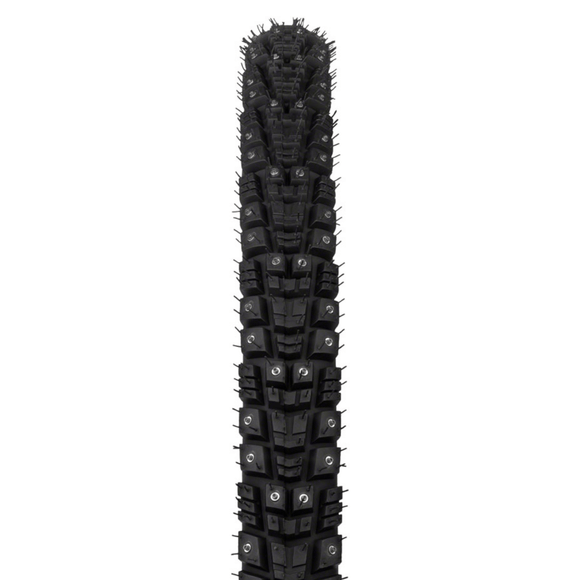 45NRTH Gravdal Tire - 700x45 Tubeless Folding Black 60 TPI 240 Concave Carbide Aluminum Studs