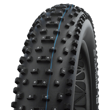 Schwalbe Al Mighty Tire - 26x4.8 Tubeless Folding Evolution Line Addix Speed Grip Super Ground E-25 Studded - The Bikesmiths