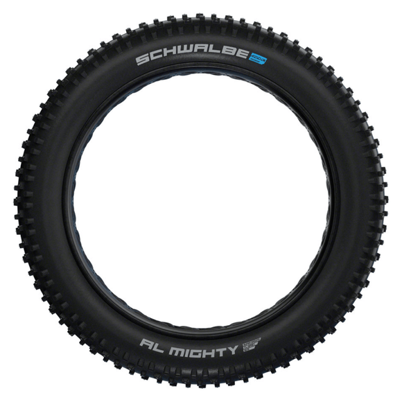 Schwalbe Al Mighty Tire - 26x4.8 Tubeless Folding Evolution Line Addix Speed Grip Super Ground E-25 Studded