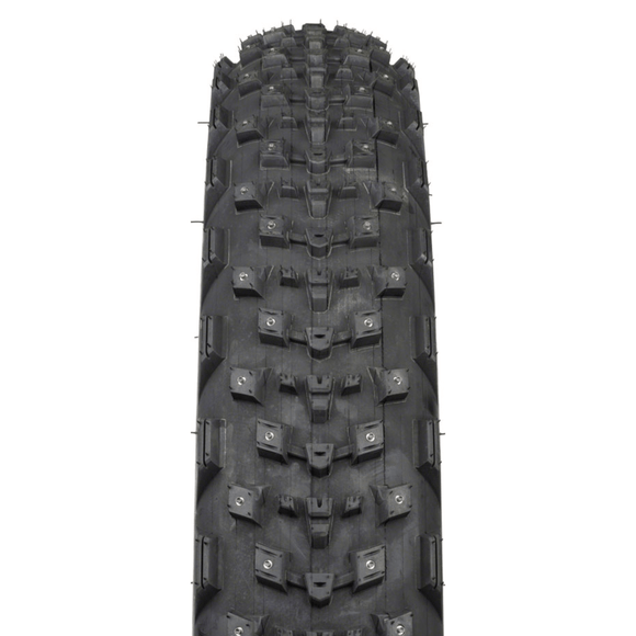 45NRTH Dillinger 4 Tire - 27.5x4.0 Tubeless Folding 120 TPI 168 Large Concave Carbide Aluminum Studs