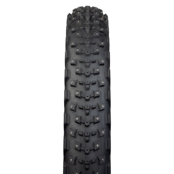 45NRTH Dillinger 4 Tire - 27.5x4.0 Tubeless Folding Tan 60 TPI 168 Large Concave Carbide Aluminum Studs