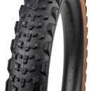 45NRTH Dillinger 4 Tire - 26x4.2 Tubeless Folding Tan 60 TPI 168 Large Concave Carbide Aluminum Studs-2
