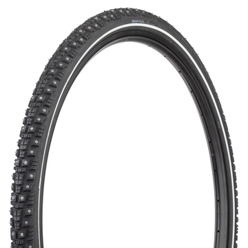 45NRTH Gravdal Tire - 700x38 Tubeless Folding Black 60 TPI 252 Concave Carbide Studs - The Bikesmiths