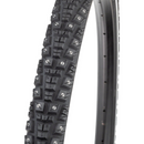 45NRTH Gravdal Tire - 700x38 Tubeless Folding Black 60 TPI 252 Concave Carbide Studs-3