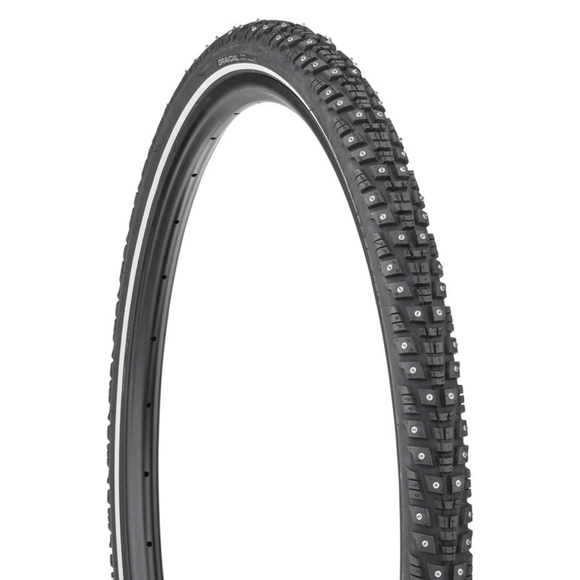 45NRTH Gravdal Tire - 650bx38 Tubeless Folding 60 TPI 240 Concave Carbide Studs