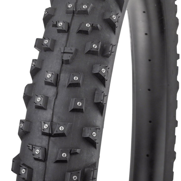 45NRTH Wrathchild Tire - 27.5x3.0 Tubeless Folding Black 60 TPI 252 Concave Carbide Studs