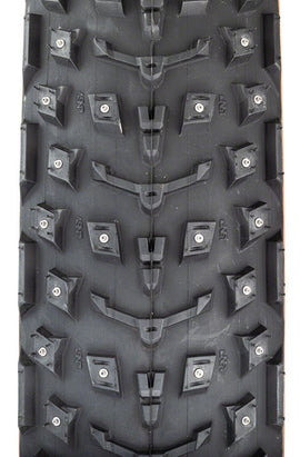 45NRTH Dillinger 5 Tire - 27.5x4.5 Tubeless Folding Tan 60 TPI 252 Concave Carbide Aluminum Studs - 0