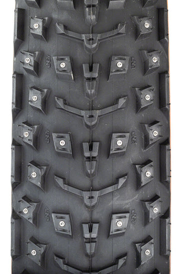 45NRTH Dillinger 5 Tire - 27.5x4.5 Tubeless Folding Tan 60 TPI 252 Concave Carbide Aluminum Studs 45NRTH