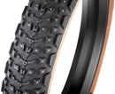 45NRTH Dillinger 5 Tire - 27.5x4.5 Tubeless Folding Tan 60 TPI 252 Concave Carbide Aluminum Studs-6