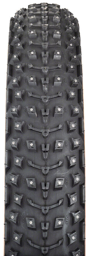 45NRTH Dillinger 5 Tire - 27.5x4.5 Tubeless Folding Tan 60 TPI 252 Concave Carbide Aluminum Studs