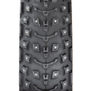 45NRTH Dillinger 5 Tire - 26x4.6 Tubeless Folding Tan 60 TPI 258 Concave Carbide Aluminum Studs-2