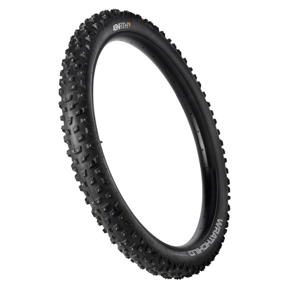 45NRTH Wrathchild Tire - 27.5x3.0 Tubeless Folding 120 TPI 252 XL Concave Carbide Aluminum Studs