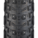 45NRTH Dillinger 5 Tire - 26x4.6 Tubeless Folding Black 120 TPI 258 Concave Carbide Aluminum Studs-2